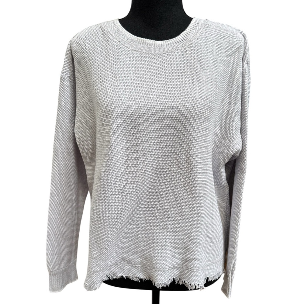 Parkhurst Cotton Country Light Gray Knit Sweater